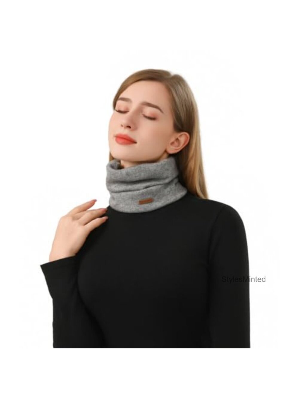 100% Mongolia Wool Neck Gaiter Unisex Winter Windproof Warmer